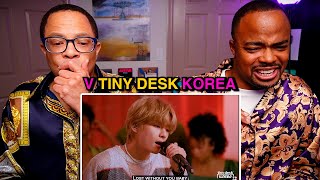 V: Tiny Desk Korea REACTION!!