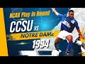 CCSU at Notre Dame. NCAA play in game1994. (Full Game).