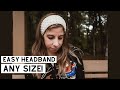 Crochet Headband Pattern for Beginners Easy ANY SIZE