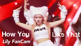 How You Like That (NMIXX Lily Fancam) ｜SBS 221224