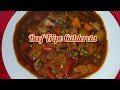 Beef Tripe Caldereta | Beef Tripe Recipe