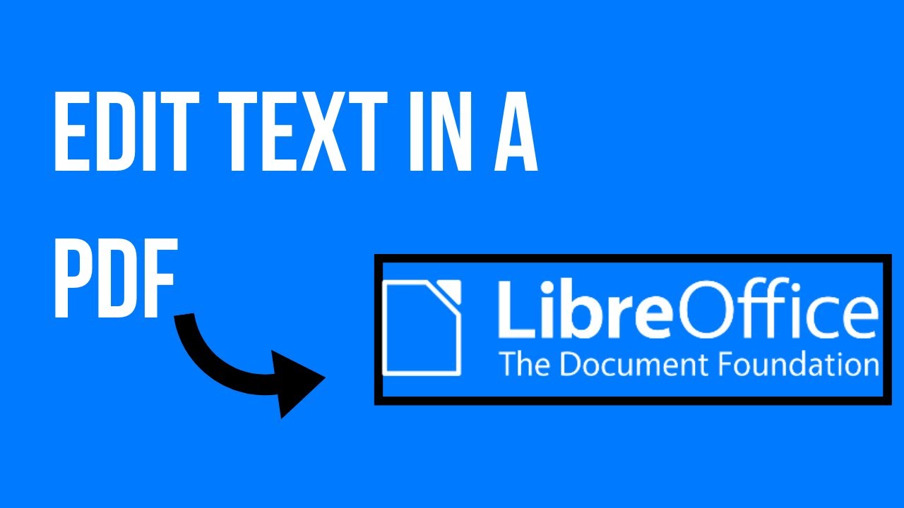 How To Edit Text In A PDF File - YouTube