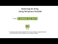Reverse An Array Using Temporary Variable | Java Code Korner
