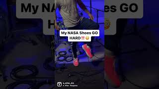 Incredible NASA Shoes‼️😳#alienshoes #outerspace #nasa #martymcfly #shoes #nasashoes