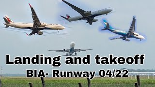 Flight Spotting at BIA-VCBI-CMB |  Runway 04/22 Landings \u0026 Takeoff | Exclusive Video | Mar 2023