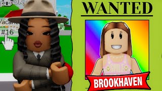 OÙ EST PASSÉE L'ENFANT ? Inspectrice Inès au rapport ! sur BROOKHAVEN RP ! ROBLOX FR