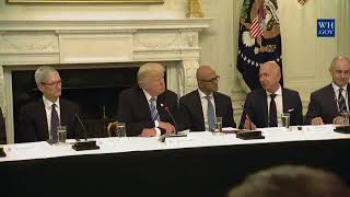 Remarks: Donald Trump Addresses an American Technology Council Roundtable - June 19, 2017