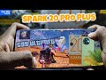 Tecno Spark 20 Pro+ Ram 8GB Game Test Free Fire Max | Handcam | Helio G99 Ultimate (6nm) | 5000 mAh