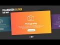 How to Create a Fullscreen Website Slider with Pure CSS