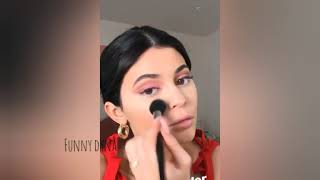KYLIE JENNER MAKEUP TUTORIAL FOR VALENTINE | from instagram stories | with subtitle