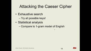 CSE 365 F19: 9-19-19 "Cryptography pt. 2"