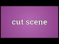 cut scene meaning