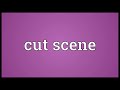 cut scene meaning