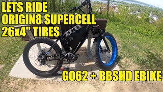 Ebike Ride BBSHD+G062. Origin8 Supercell 26x4\