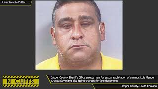 JCSO arrests Luis Manuel Chavez Severiano for Sexual Exploitation of a Minor - Fake documents found