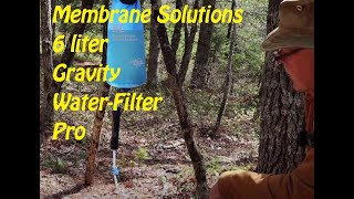 Membrane Solutions 6L Gravity Water Filter Pro - model M01011