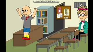 Classic Caillou Destroys Miss Martin's Classroom/Grounded