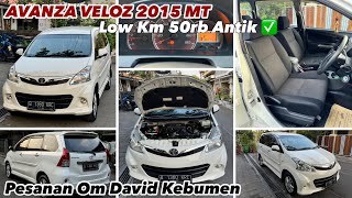 Avanza Veloz 2015 Mt Low Km Pesanan om david Kebumen #jualbelimobilbekas #jasapencarianmobilbekas