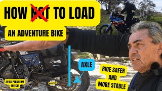 How NOT to Load Your Adventure Bike! Avoid the Pendulum Effect & Ride Safer