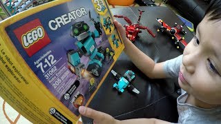 Playing with LEGO Creator Robo Explorer 31062 Robot Toy (4K)