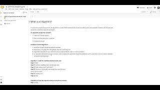 COP1000 2-3 Algorithms