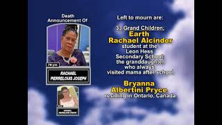 Rachael Pierre Louis-Joseph ~ Long Obituary
