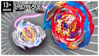 UPPER ATTACK DESTROYS ALL! Infinite Achilles VS Rage Luinor Beyblade Burst Pro Series Battle (13+)