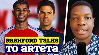 DEAL HAPPENING! Rashford Talks To Arteta About Arsenal Transfer!