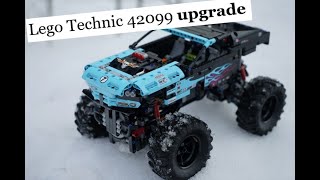 Lego Technic 42099 upgrade, winter outdoor test