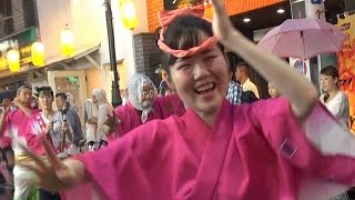 流し踊り「女華夢連 」第40回中村橋阿波おどり（2015.9.6）