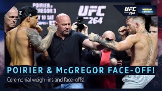 UFC 264: Ceremonial Weigh-in | Poirier vs McGregor 3