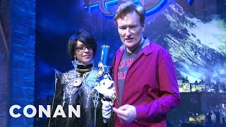Conan Visits E3 To Check Out Playstation 4 & XBox One | CONAN on TBS