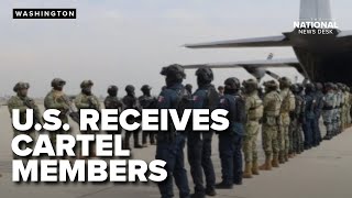 Mexico sends 37 cartel members to the US