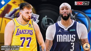 NBA 2K20 - 2K25 Updated Roster | New Trade Update | Gameplay | Lakers Dallas Trade