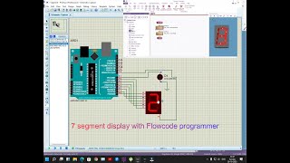 7 segment display with flowcode #flowcodeIDE