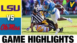 LSU vs #12 Ole Miss | College Football Highlights
