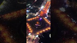 Xi'an Bell Tower New Year's Eve view#美景#跨年夜#西安#烟花#中国旅游#西安旅游#传统文化#大唐不夜城