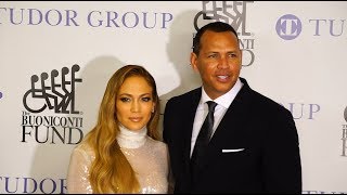 Jennifer Lopez & Alex Rodriguez at New York Sports Legends Gala