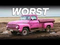 20 Worst American Pickup Trucks in US History