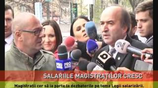 Cresc salariile magistraților