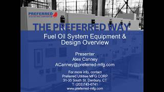 Design Overview of Fuel Oil System Equipment