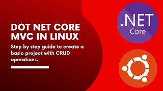 Asp.Net Core MVC full CRUD operations with EF Core in linux | Learn .net core with .net core CLI