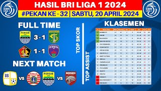 Hasil Liga 1 Hari Ini - Persib vs Persebaya - Klasemen BRI Liga 1 2024 Terbaru - Pekan ke 32