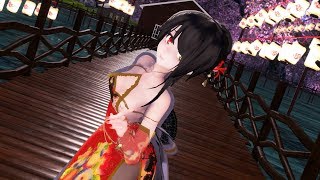 【MMD】 浪人琵琶  旗袍狂三 (Kurumi)