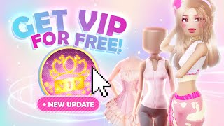 How To GET VIP For FREE?! & NEW DRESS To IMPRESS UPDATE.