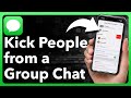 How To Remove Someone From Group Chat On iPhone