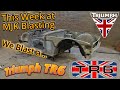 Restoring a Triumph TR6 ? This week at MJK Blasting  we blast the shell & panels & battle underseal