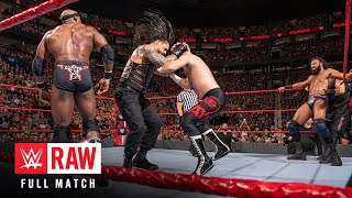 FULL MATCH: Reigns, Strowman & Lashley vs. Owens, Zayn & Mahal: Raw, April 30, 2