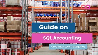 SQL Accounting - How to use Stock Category for your reports