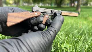 Mini gun that shoots | 2mm Thompson Submachine Gun | Gift for Him | for Men | W.POLAH miniature guns